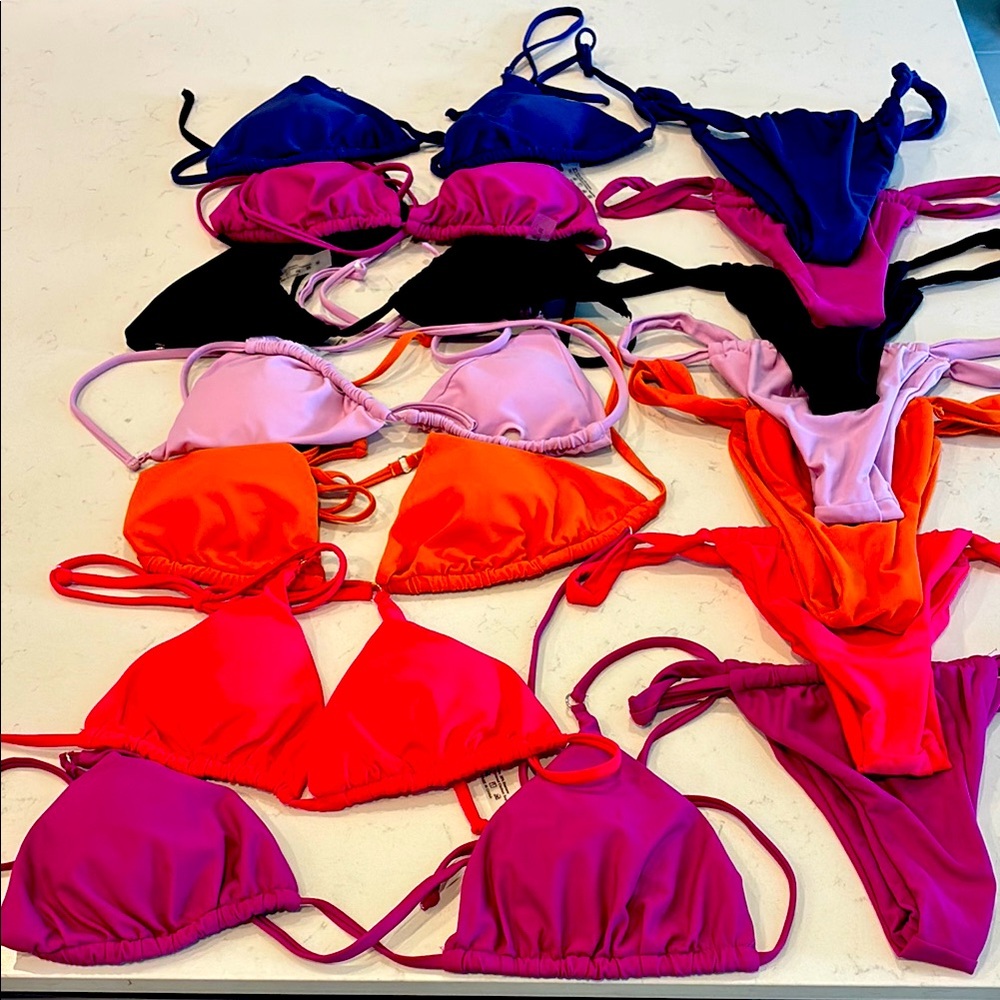 7 Full Sets of SHEIN Bikinis